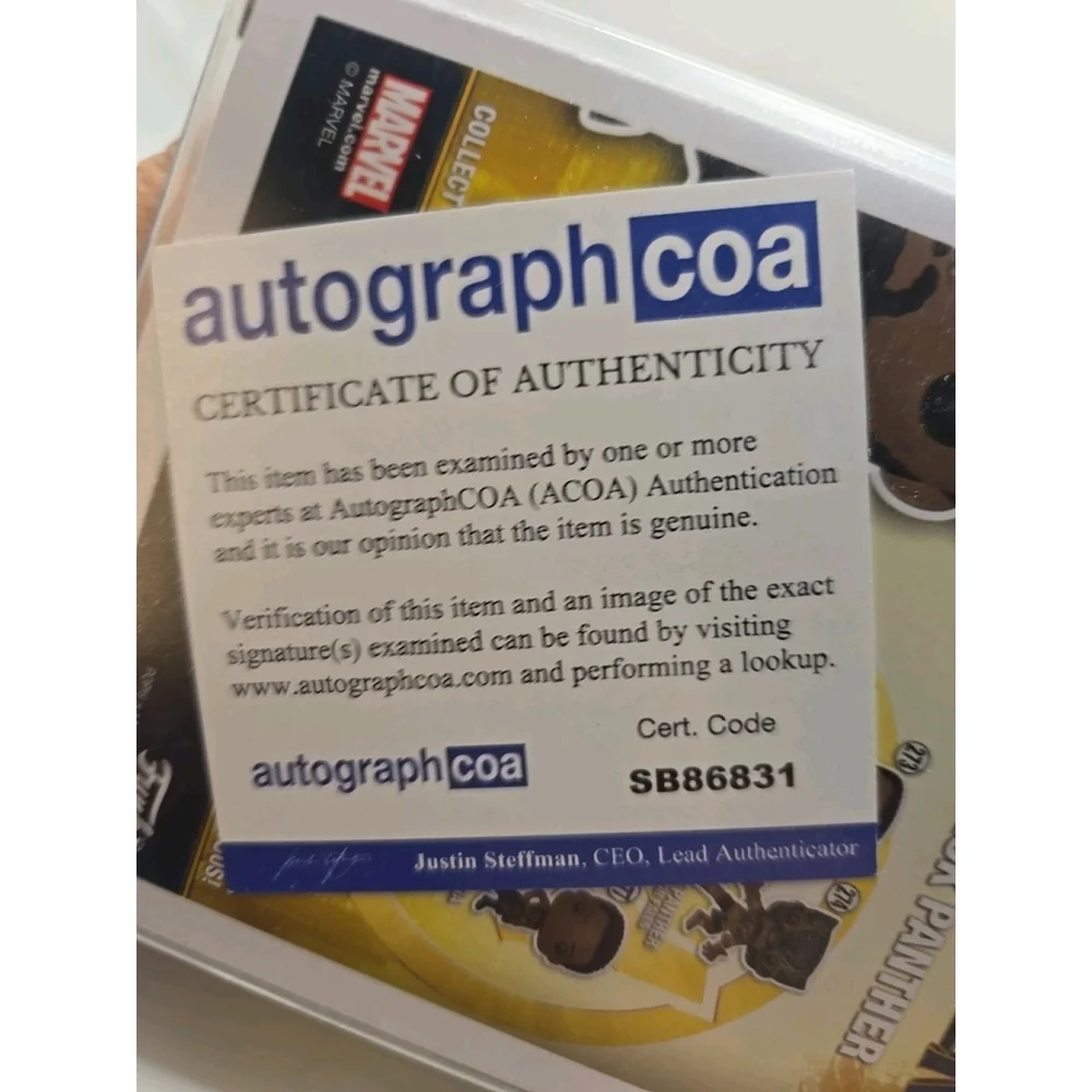 Ryan Coogler ‘Black Panther’ Wakanda funko pop signed autographed Director ACOA‎